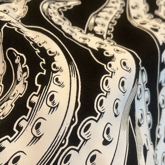 Sourpuss Black and White Sheath Dress Sleeveless Cocktail - Picture 4 of 12